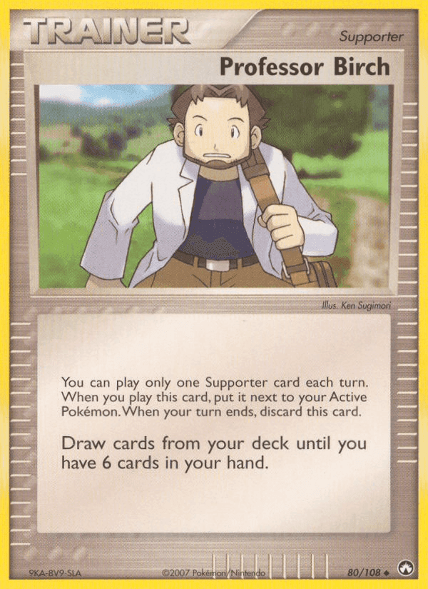 Professor Birch, card 80 from Power Keepers