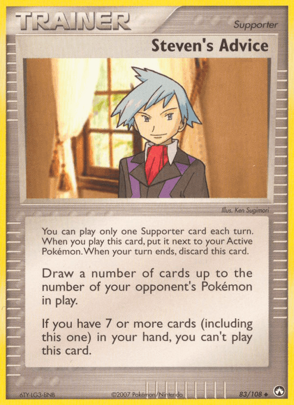 Steven's Advice, card 83 from Power Keepers