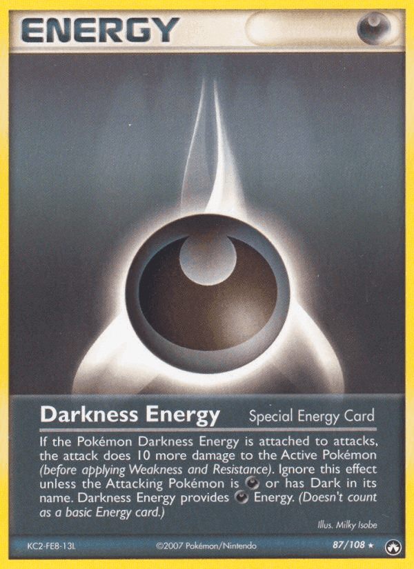 Darkness Energy, card 87 from Power Keepers
