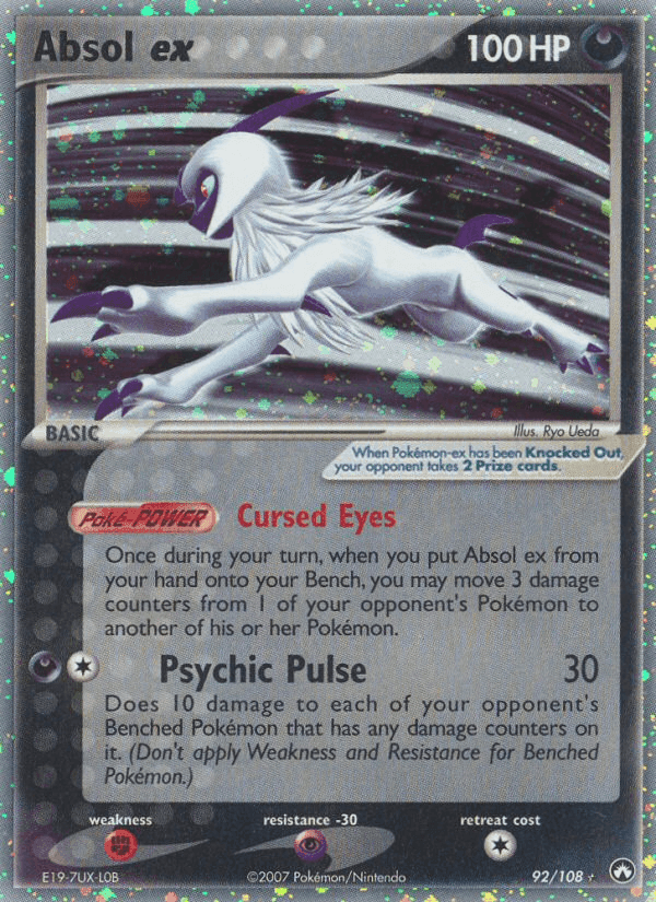 Absol ex, card 92 from Power Keepers