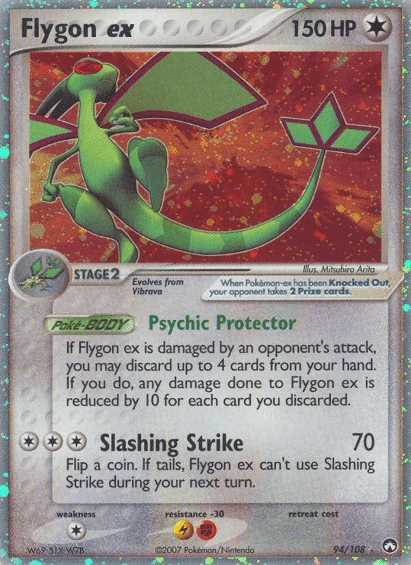 Flygon ex, card 94 from Power Keepers