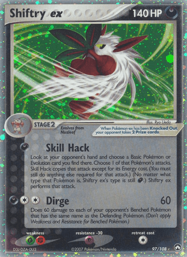 Shiftry ex, card 97 from Power Keepers