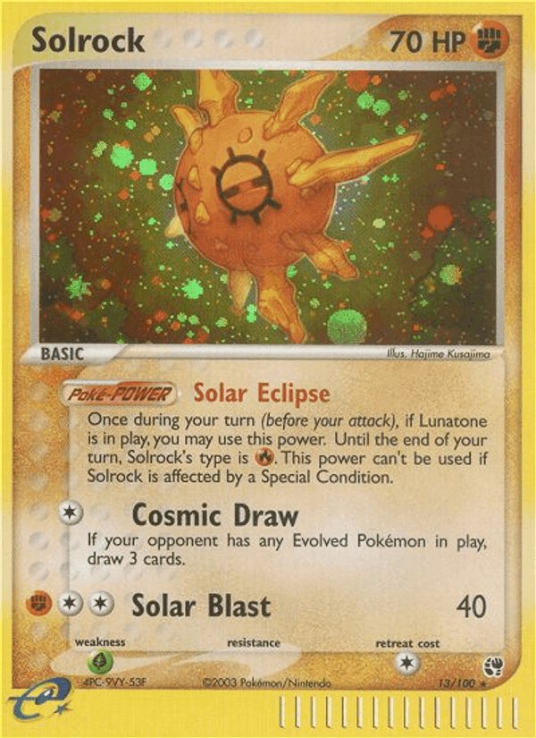 Solrock, carta 13 de Sandstorm