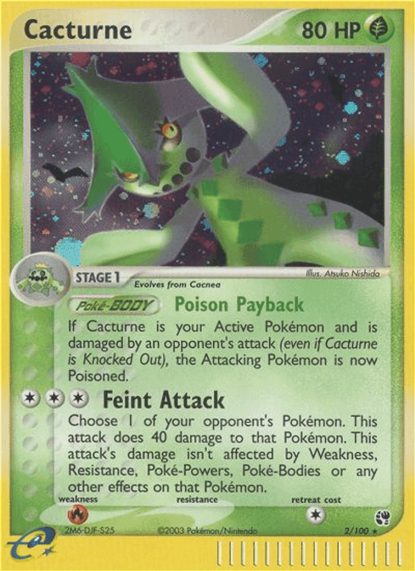Cacturne, card 2 from Sandstorm