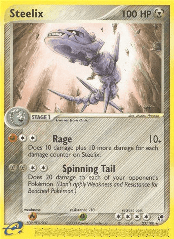 Steelix, carta 23 de Sandstorm