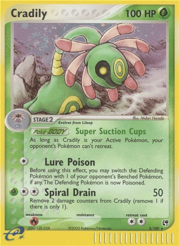 Cradily, carta 3 de Sandstorm