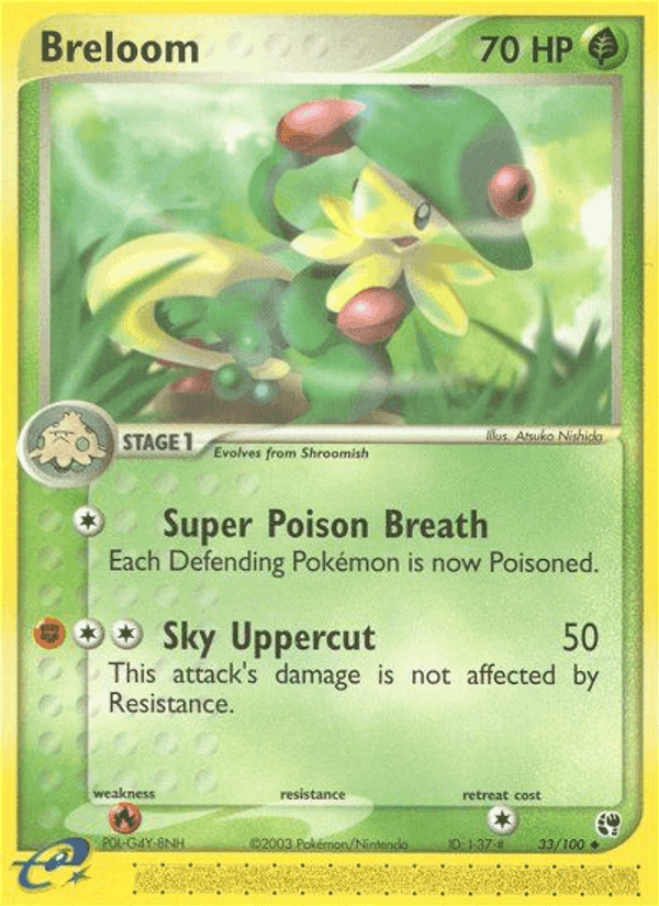Breloom, carta 33 de Sandstorm