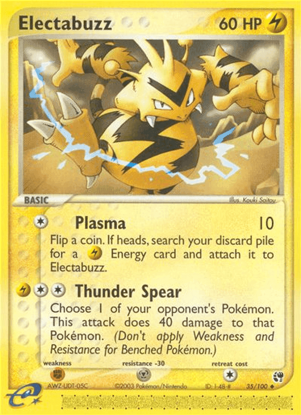 Electabuzz, carta 35 de Sandstorm