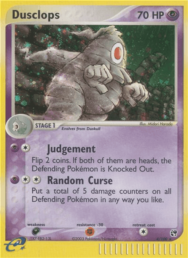 Dusclops, carta 4 de Sandstorm