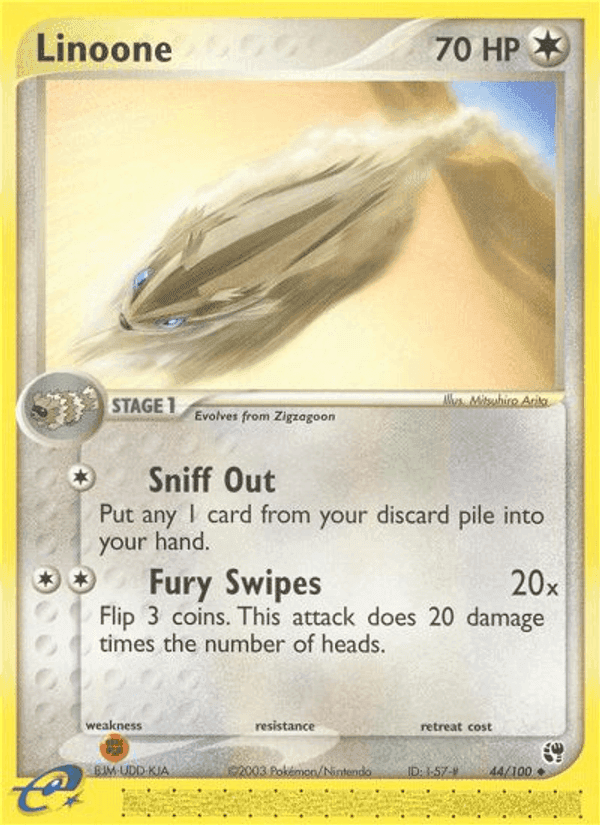 Linoone, carta 44 de Sandstorm