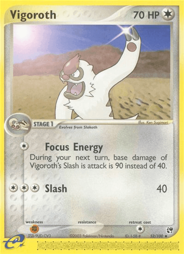Vigoroth, carta 52 de Sandstorm