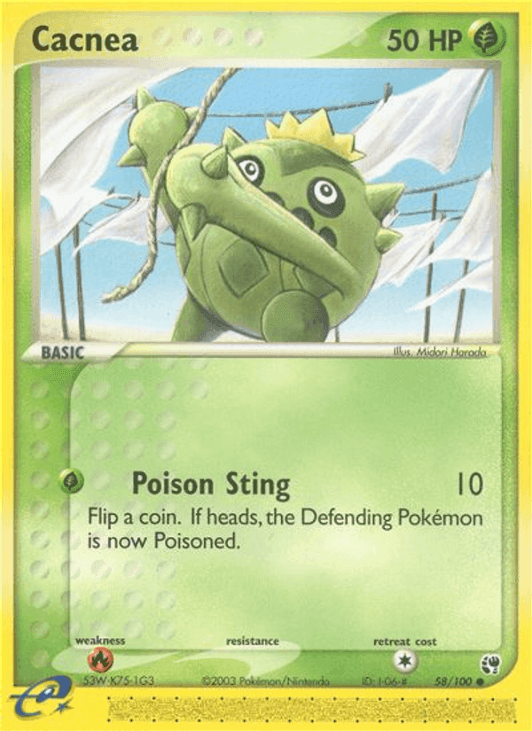 Cacnea, carta 58 de Sandstorm