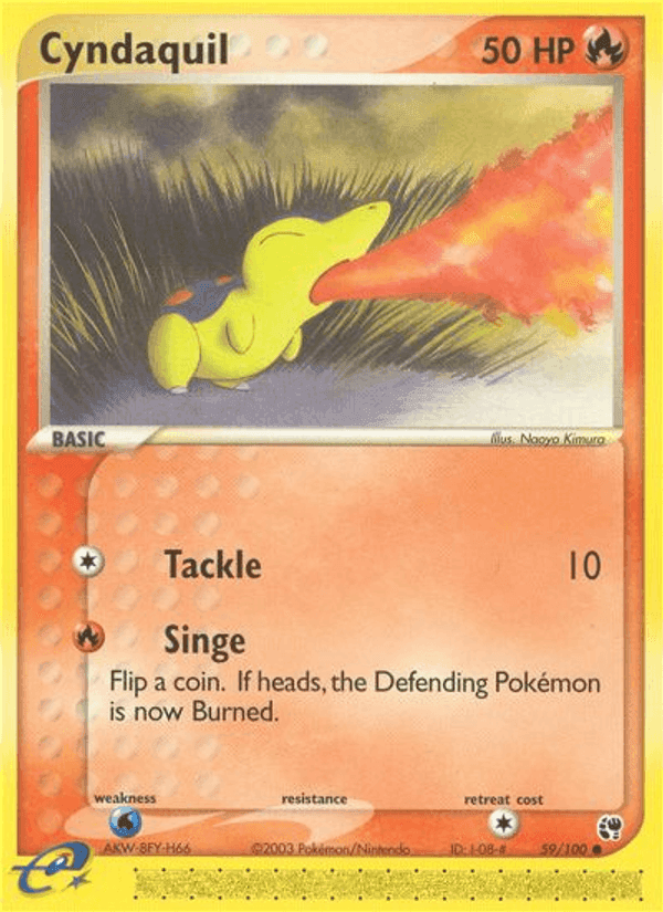 Cyndaquil, carta 59 de Sandstorm