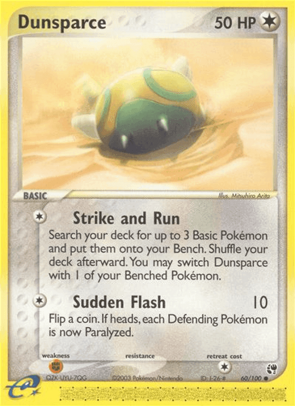 Dunsparce, carta 60 de Sandstorm