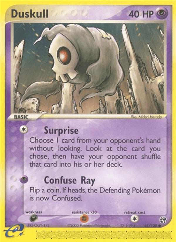 Duskull, card 61 from Sandstorm