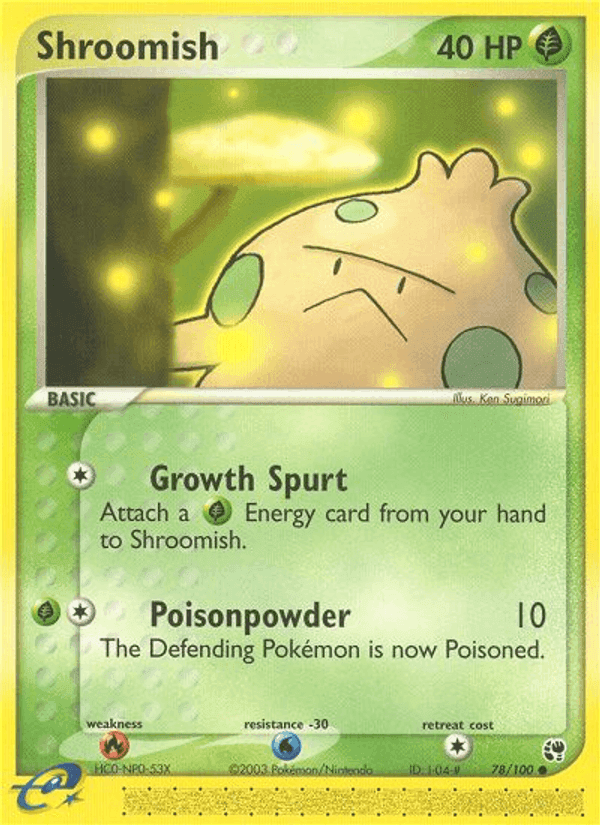 Shroomish, card 78 from Sandstorm