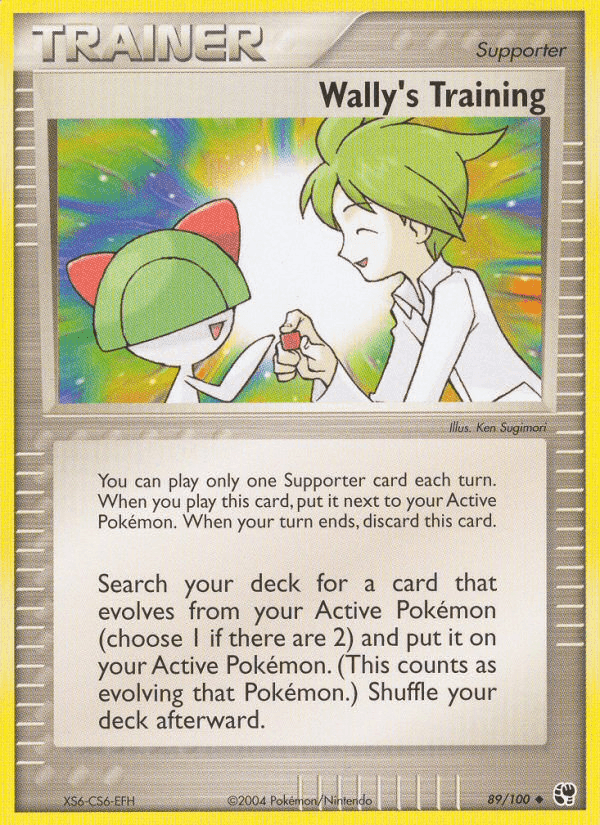 Wally's Training, card 89 from Sandstorm