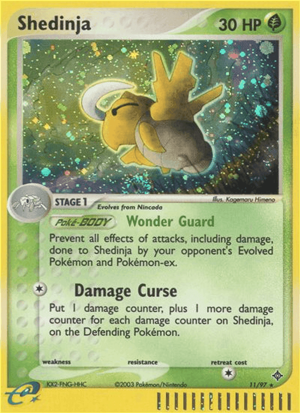 Shedinja, carta 11 di EX Drago
