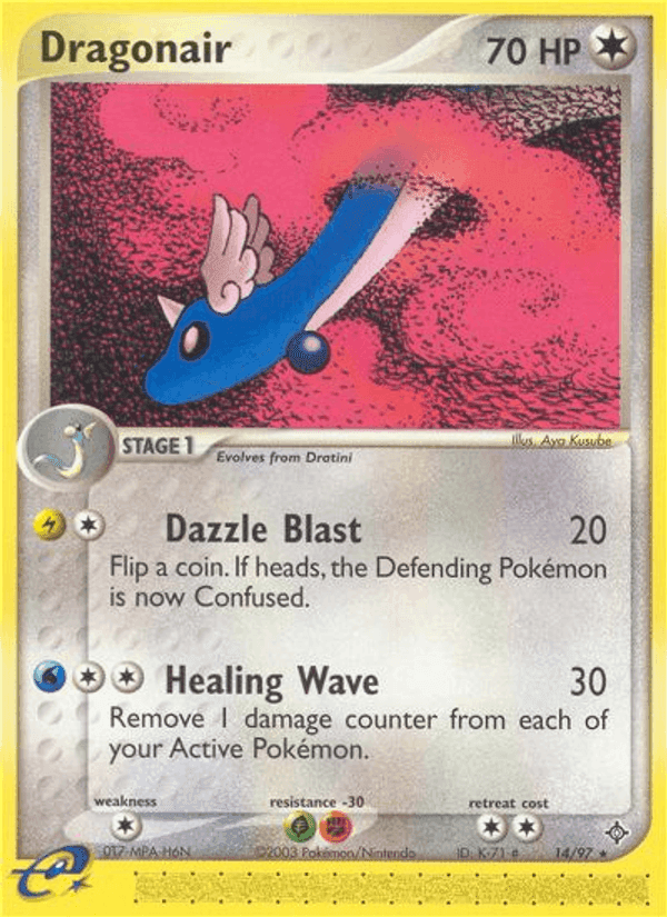 Dragonair, carta 14 di EX Drago