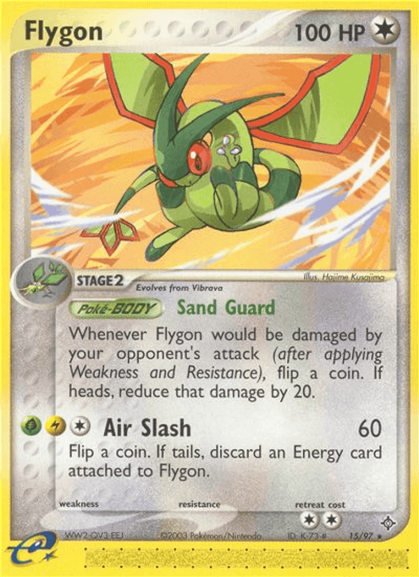 Flygon, carta 15 di EX Drago