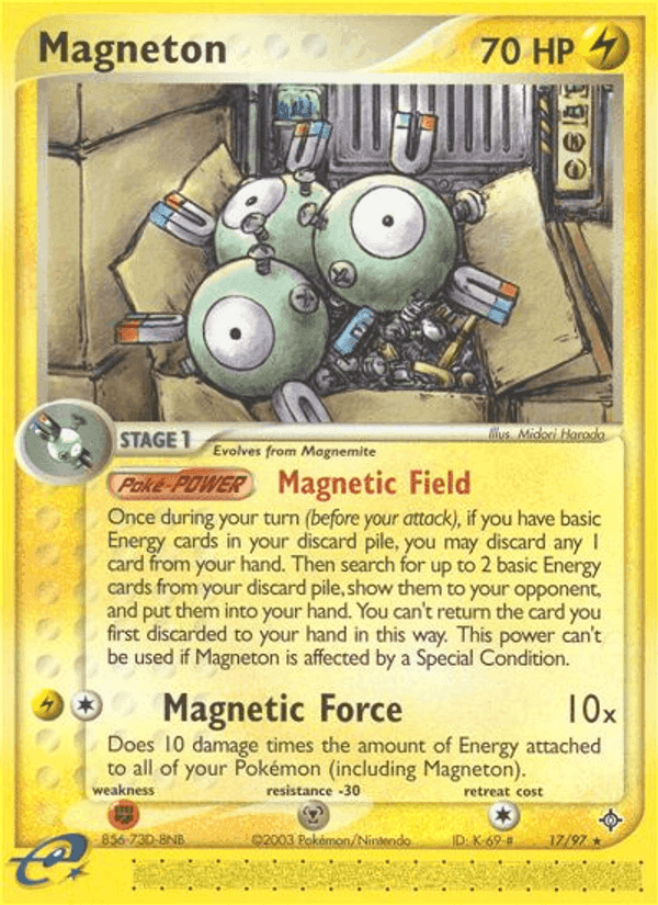 Magneton, carta 17 de Dragon