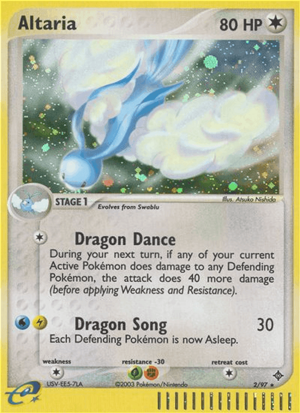 Altaria, carta 2 di EX Drago