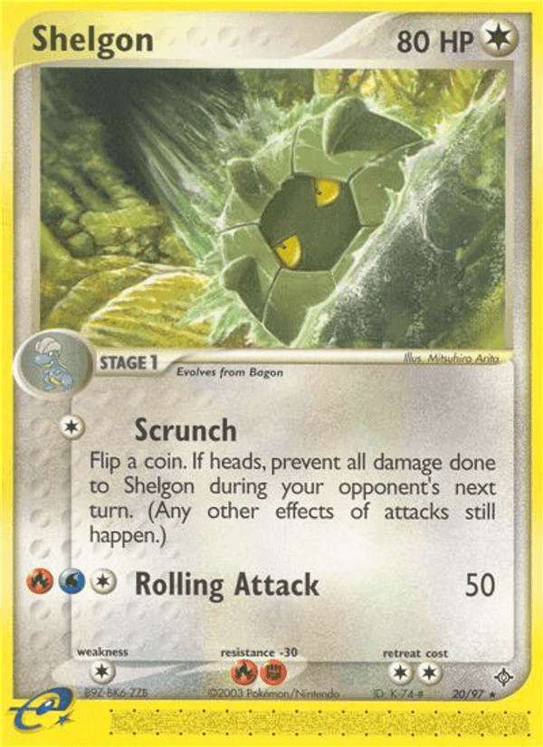 Shelgon, carta 20 di EX Drago