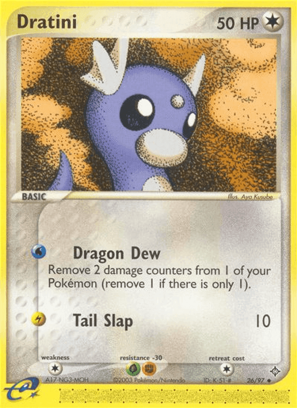 Dratini, carta 26 di EX Drago