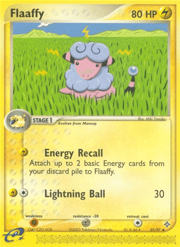 Flaaffy, carta 27 di EX Drago