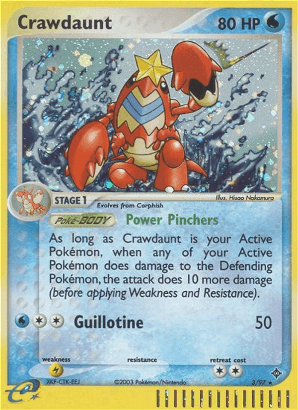 Crawdaunt, carta 3 de Dragon