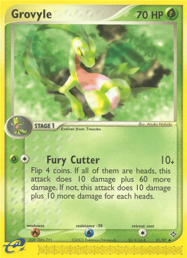 Grovyle, card 31 from Dragon