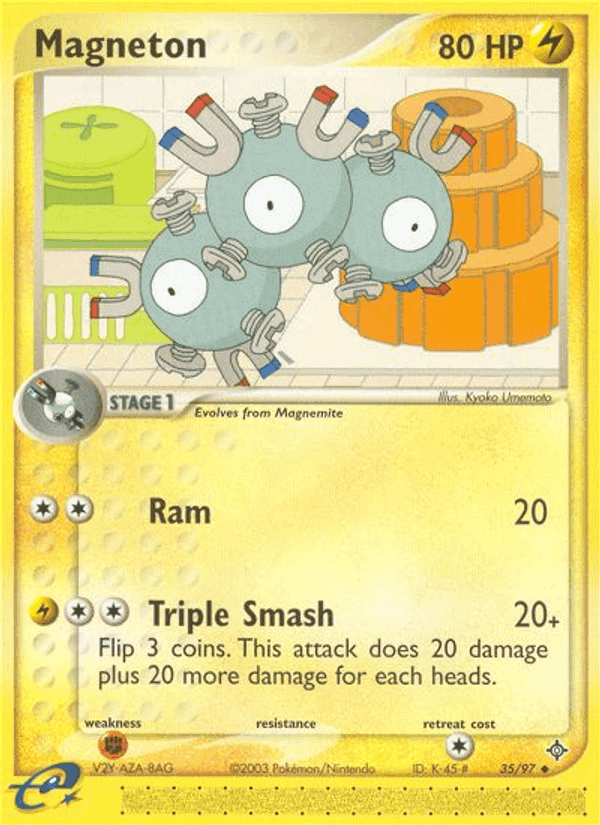 Magneton, carta 35 de Dragon