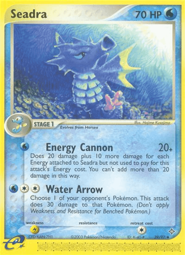 Seadra, carta 39 di EX Drago