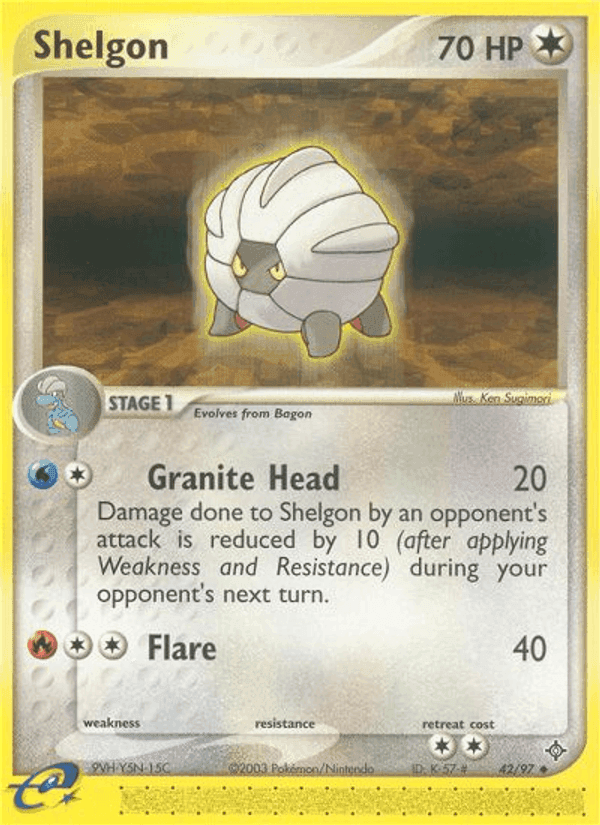 Shelgon, carta 42 di EX Drago