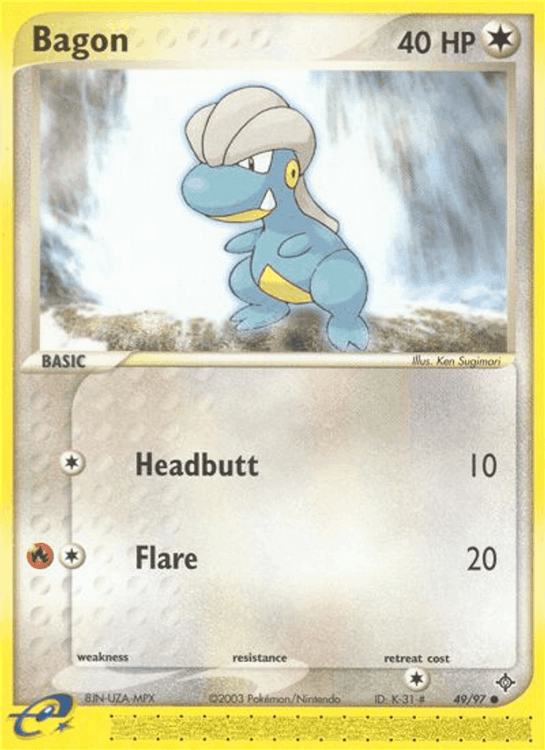 Bagon, carta 49 di EX Drago