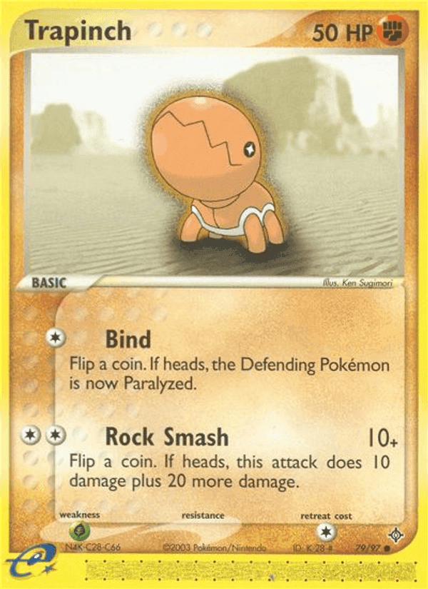 Trapinch, card 79 from Dragon