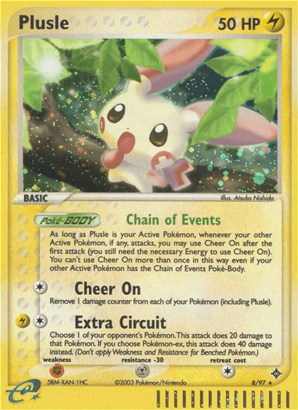 Plusle, carta 8 di EX Drago