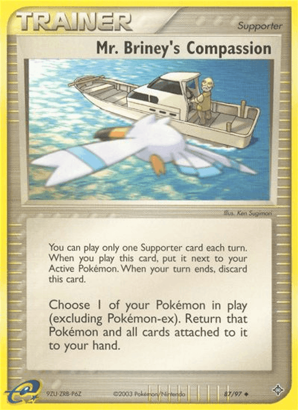 Mr. Briney's Compassion, card 87 from Dragon