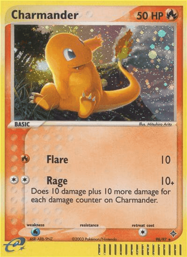 Charmander, card 98 from Dragon