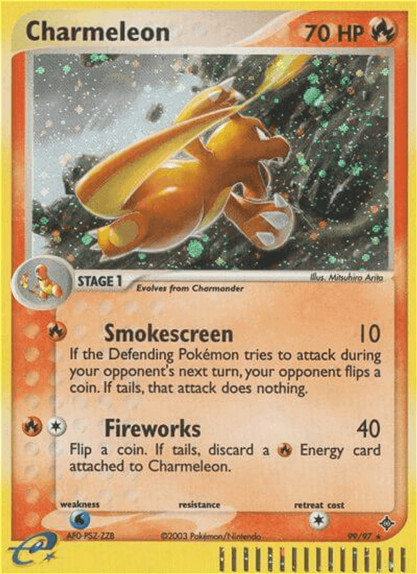 Charmeleon, carta 99 de Dragon