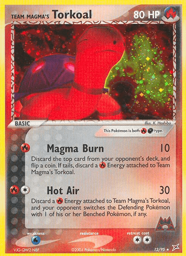 Team Magma's Torkoal, carta 12 di EX Team Magma vs Team Idro
