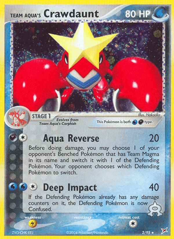 Team Aqua's Crawdaunt, carta 2 de Team Magma vs Team Aqua