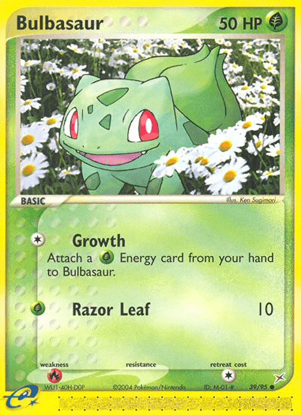 Bulbasaur, carta 39 di EX Team Magma vs Team Idro