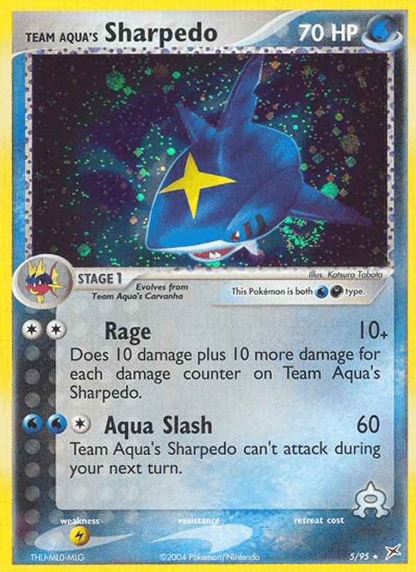 Team Aqua's Sharpedo, carta 5 di EX Team Magma vs Team Idro