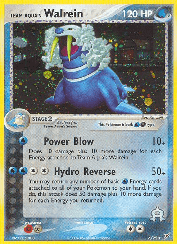 Team Aqua's Walrein, carta 6 di EX Team Magma vs Team Idro