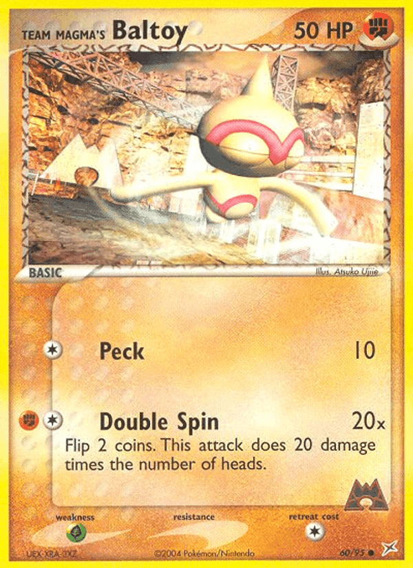 Team Magma's Baltoy, carta 60 di EX Team Magma vs Team Idro