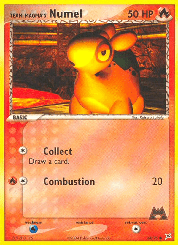 Team Magma's Numel, carta 64 de Team Magma vs Team Aqua