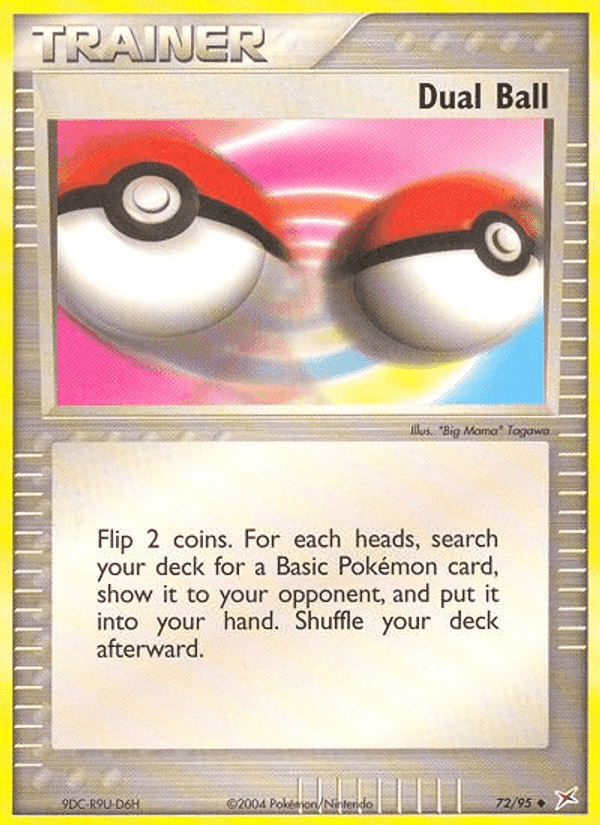 Dual Ball, card 72 from Team Magma vs Team Aqua