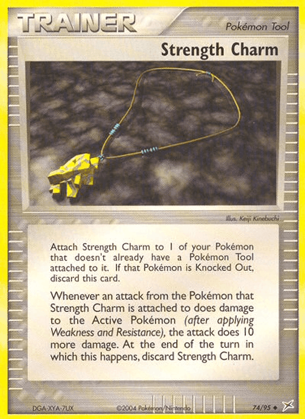 Strength Charm, card 74 from Team Magma vs Team Aqua
