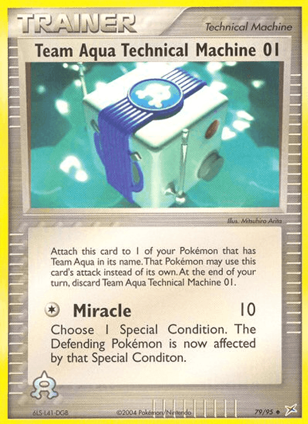 Team Aqua Technical Machine 01, card 79 from Team Magma vs Team Aqua